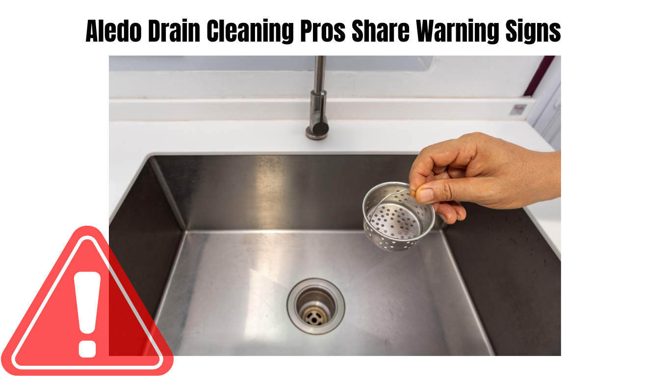 aledo drain cleaning pros share warning signs