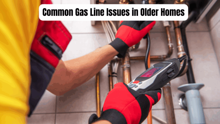 common gas line issues in older homes