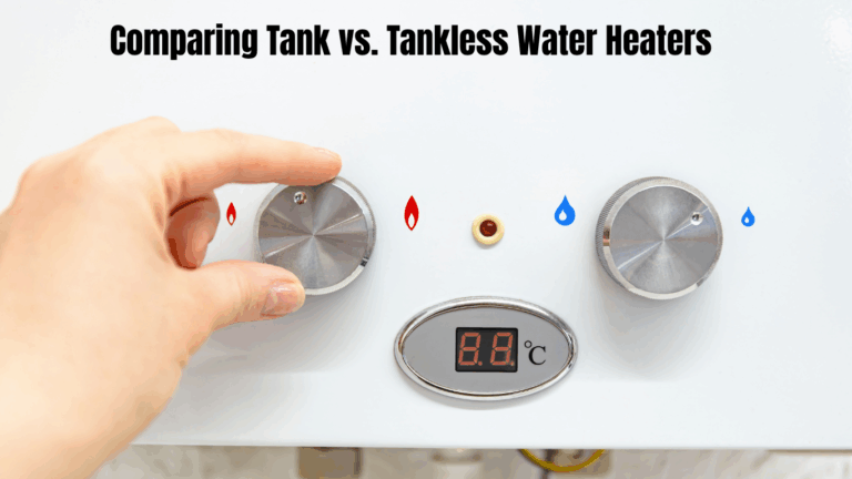 comparing tank vs tankless water heaters