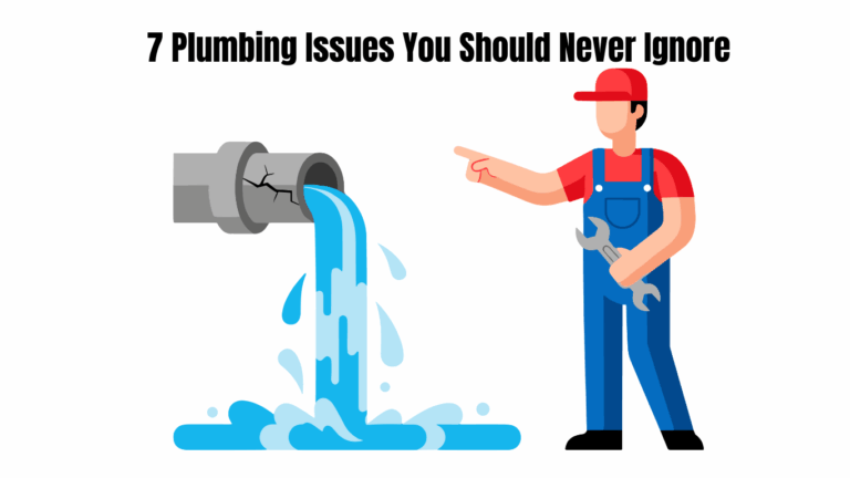 7 plumbing issues you should never ignore